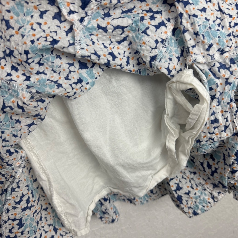 *We Are Sundays Womens Indigo Blue Floral Harley Romper Small - Picture 8 of 14